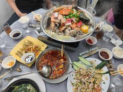 招牌海鲜骨煲-凤城康记饭店