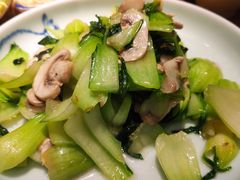 蘑菇炒青菜-丁记盐蘸牛肉·新杭菜(河东路店)