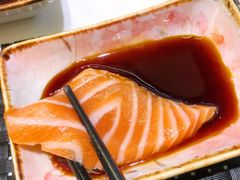 三文鱼刺身-千寻山野烤肉(中关村店)