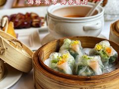 韭菜虾仁蒸饺-粤菜王府·海鲜·茶市·海景餐厅(大梅沙店)