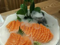三文鱼刺身-林妈妈村·日式料理(宝山万达店)