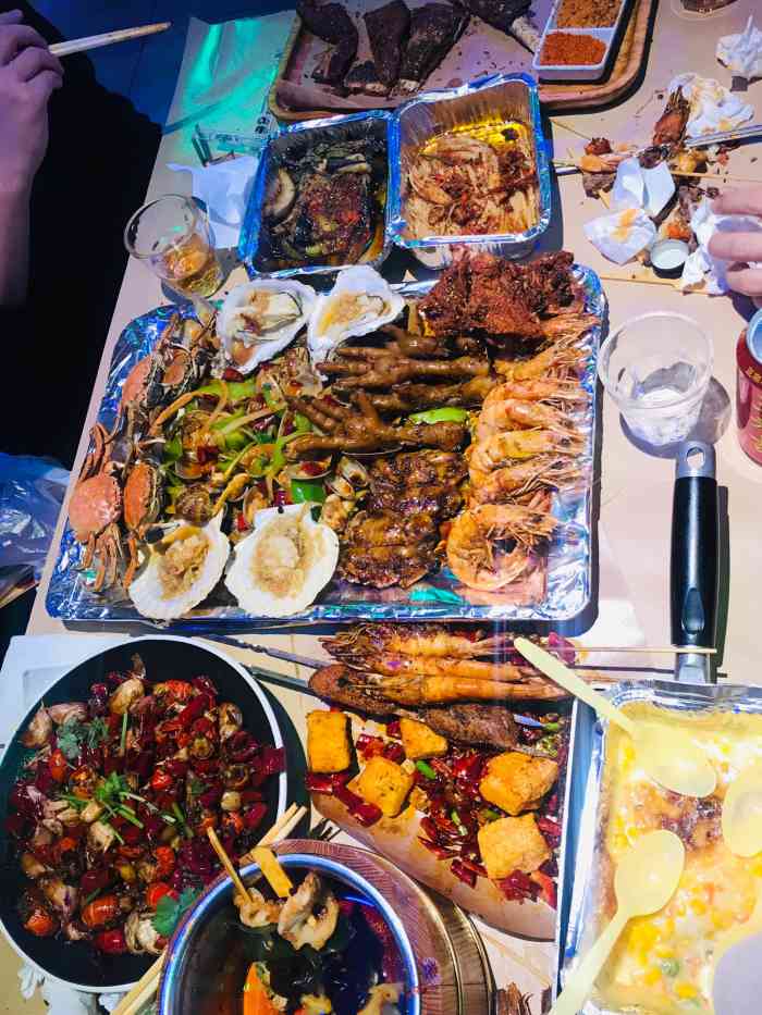 上古传说徒手餐厅(万达店)-"还是挺好吃的,味道不错当时团购的两人餐.