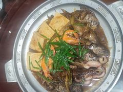 -东来菜馆•手抓海鲜家常菜•海鲜锅贴(鸽子窝店)