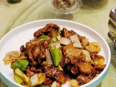 黑椒牛仔粒-刘胖子家常菜·蹄花焖藕(中南店)