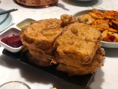 鸡蛋裹炸馒头片-小吊梨汤·北京菜·烤鸭(鸟巢店)