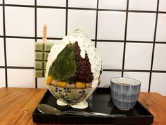 抹茶生乳かき氷-WONDER ICE 萬得冰田(建設路总店)