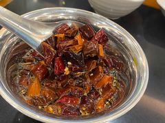 现炸辣椒油-情忆草原涮肉馆