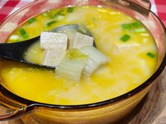 鸡汤小白菜煮榆林豆腐-西贝莜面村(近铁城市广场店)