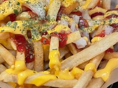 炸薯条-包装马车·韩国料理·포장마차