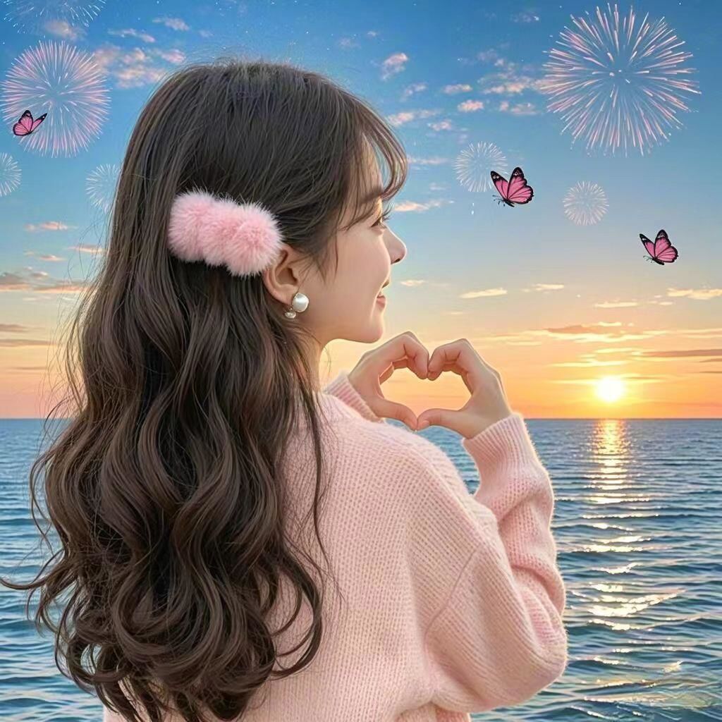 清新简约女头像