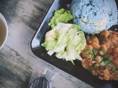 -蝶豆花蓝面条