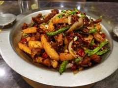 香辣肥肠鸡-嘎嘎鸭脑壳(蜀汉路店)