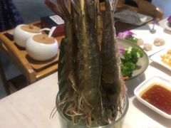 竹签虾-围炉夜话·潮汕卤水火锅(榕江店)