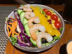 黄桃大虾沙拉-摇滚披萨(长春街店)