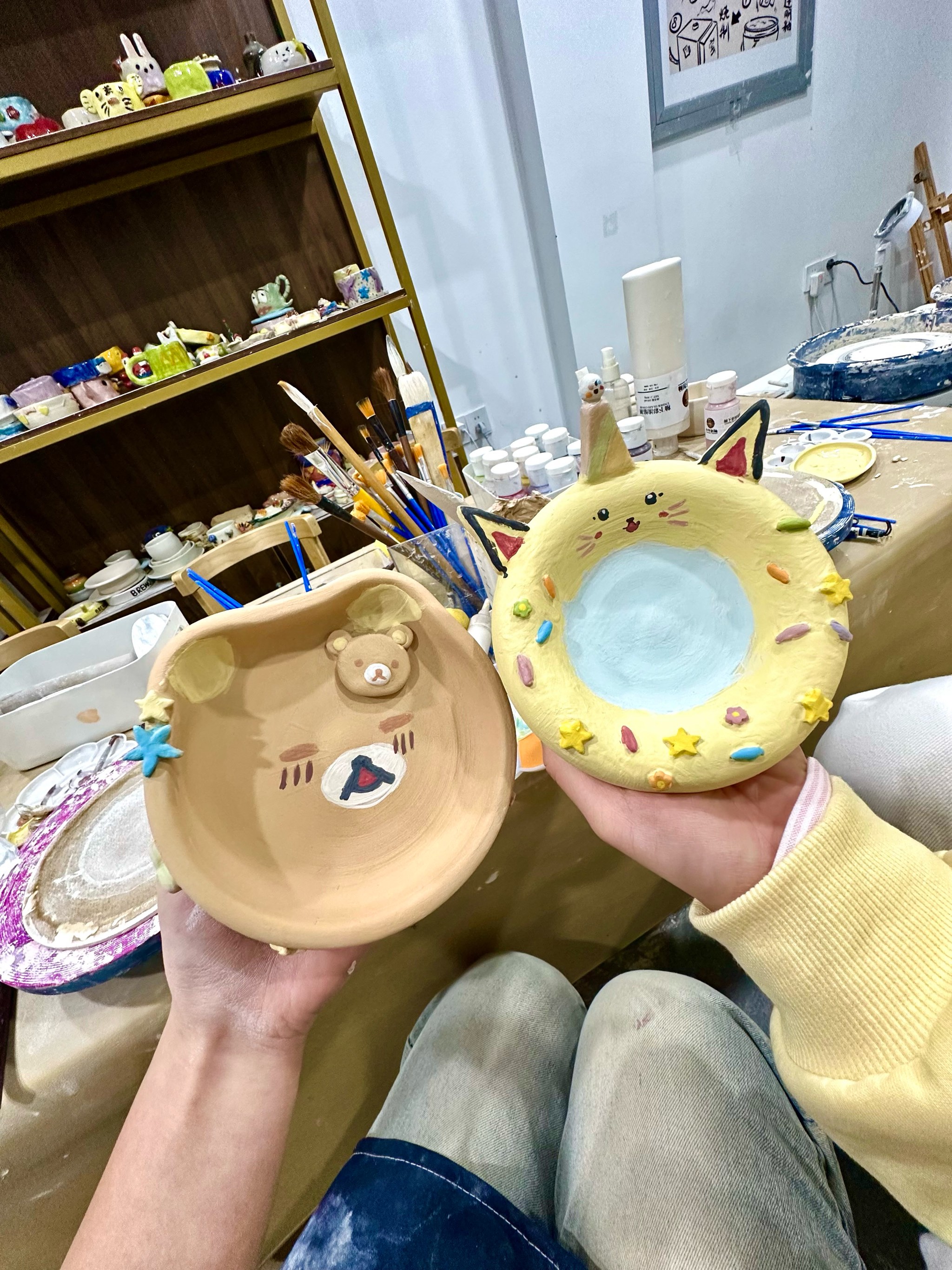 手工陶瓷杯diy