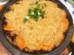 石板蒜蓉虾-小菜园新徽菜(江阴万达店)