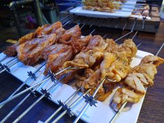 五香鸡皮-三个蒙古大叔羊肉串(大宁店)