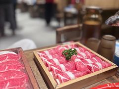 安格斯雪花牛上脑-袁山山重庆火锅(丈八北路店)