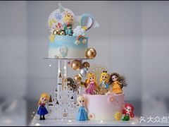 -咖咖熊蛋糕定制·英国蓝风车动物性淡奶油