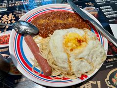 肠仔煎蛋免治意粉-敏华冰厅(平安金融中心店)