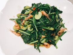 韭菜炒河虾-海鸿荟·沿江菜(中山北路店)