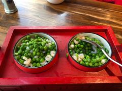 甜豆炒手剥虾仁-鱼食饭稻·苏浙土菜17年老馆子(平江路店)