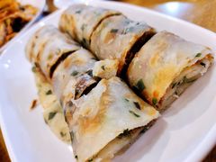葱饼卷牛肉-台北楚楚园馅饼粥(虹桥南丰城店)
