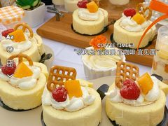 -芒果与甜纯动物奶油蛋糕&甜品台定制