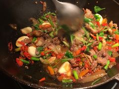 小炒黄牛肉-小隐人家(乐松店)