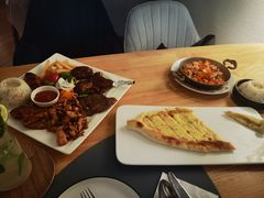 蘑菇奶酪皮塔-伊斯坦布尔土耳其清真咖啡餐厅