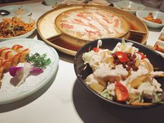 芒果酸奶沙拉-猪啊牛呀羊啊铜盘烤肉(正大广场店)