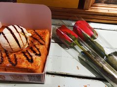 香草冰淇淋厚吐司-阿信厚吐司(曾厝垵店)