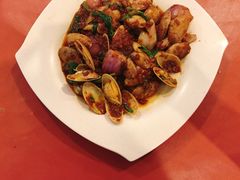 马拉盏炒花甲-大树下海鲜饭店