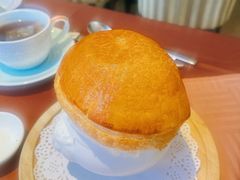 酥皮奶油蘑菇汤-卡本妮法餐厅·北京和平宾馆