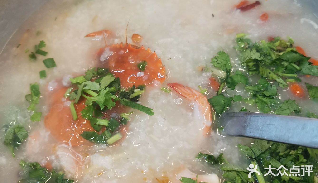 虾蟹粥回味无穷