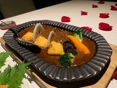 肉汁铁板煎豆腐-梧桐