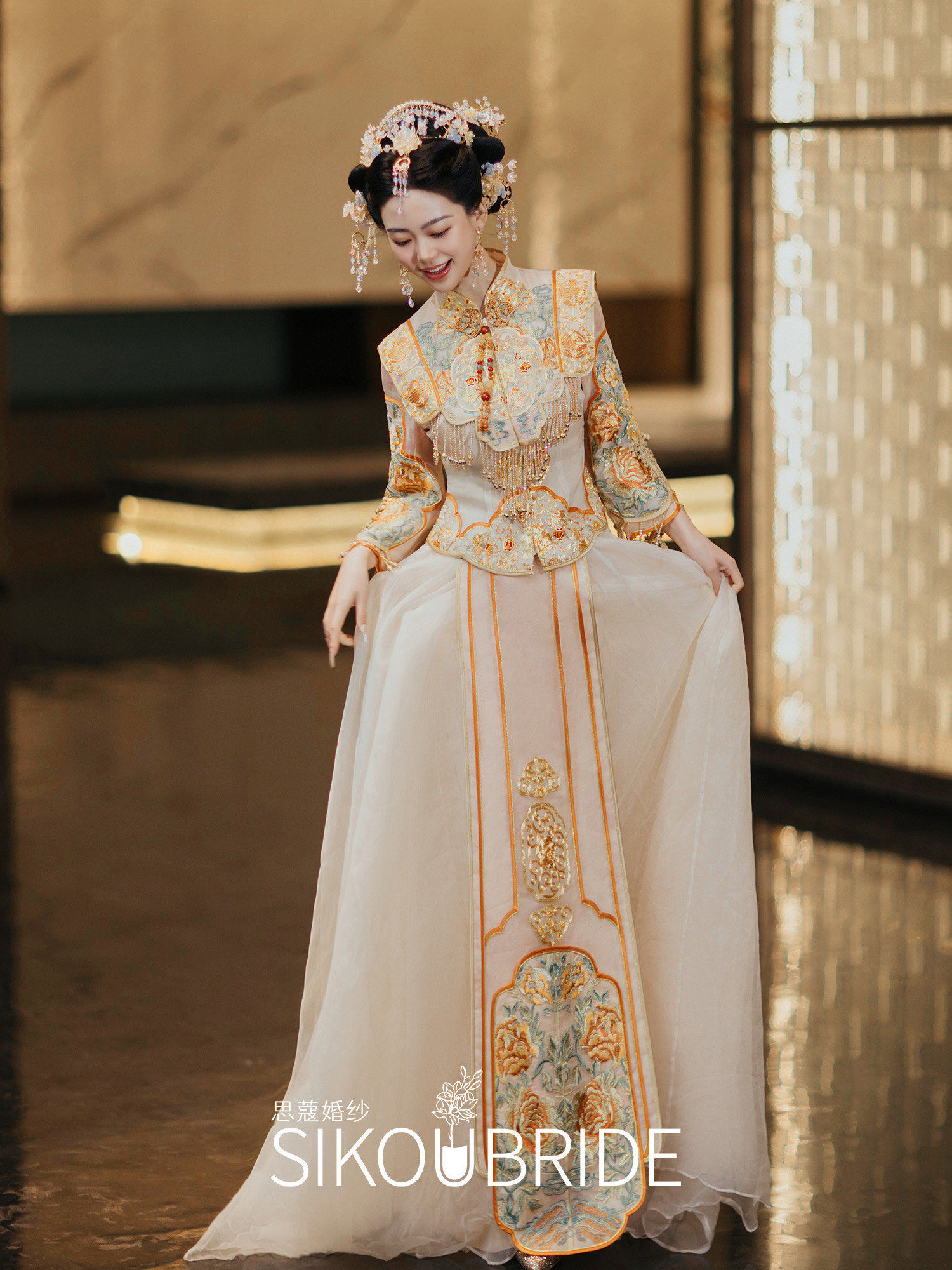 备受00后偏爱的浅色系秀禾95减龄少女感十足