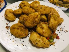 金蒜烹茄盒-嘎吧锅私家菜馆(新村十区店)