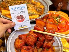 -东来菜馆•手抓海鲜家常菜•海鲜锅贴(鸽子窝店)