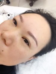 第一次做完的照片-MIVI·纹眉半永久野生眉