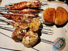 -蚝堡·生蚝海鲜烧烤物种起源•海肠捞饭(刘公岛店)