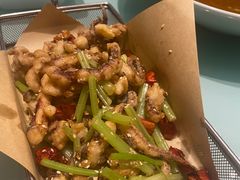 干煸鱿鱼须-大铁勺新津菜(东丽阳光新业广场店)