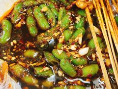 凉拌毛豆-十里铺铁板鱿鱼