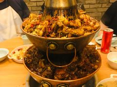 -超越炭火牛蛙火锅鸡(河东店)