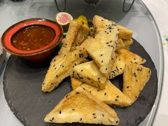 泰式芝麻煎豆腐-甜阿姨·天台花园私房菜(万松园店)