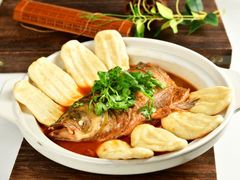 鱼头泡饼-山里俏·地标皖南菜·屯溪臭鳜鱼(北城万达店)