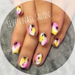 随意泼墨款-7号美甲美睫