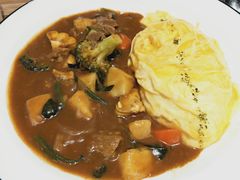 牛腩咖喱蛋包饭-池奈·日式咖喱蛋包饭(赛高店)