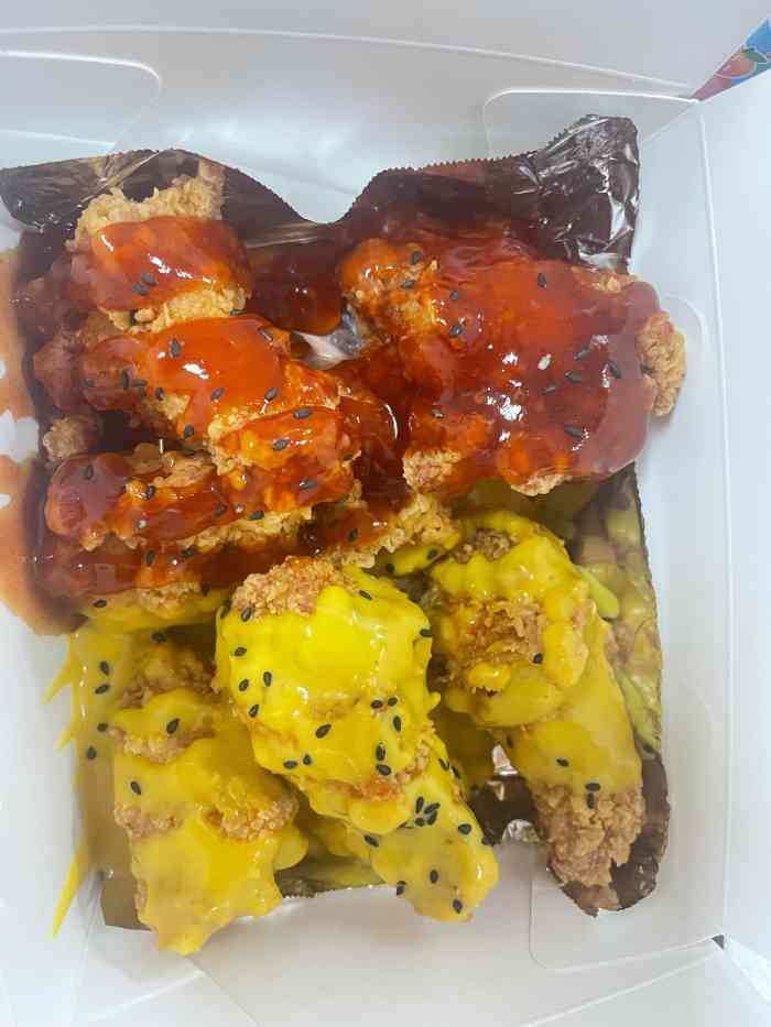 明洞街韩国炸鸡(华阳城店)-"从原来是炸鸡杯的时候就一直吃了.