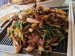 葱爆羊肉-旺顺阁鱼头泡饼(小红门店)